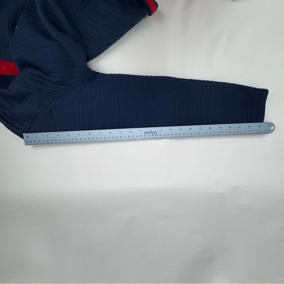 Vineyard Vines Womens 1/4 Snap Quilted Channel Placket Pullover Sweater Top Med - Picture 15 of 16